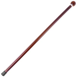 Palica na chodenie Guľa (Vychádzková palica z dreva, dĺžka 93 cm)