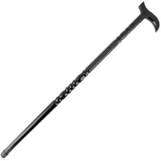 Palica na chodenie vyrezávaná tmavá (Palica na chôdzu pre seniorov, dĺžka 88 cm)