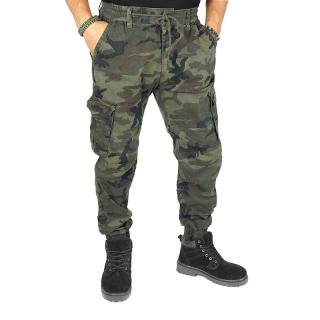 Pánske kapsáče Loshan Maskáče Army Green 8086-76 (Pánske kapsáčové nohavice)