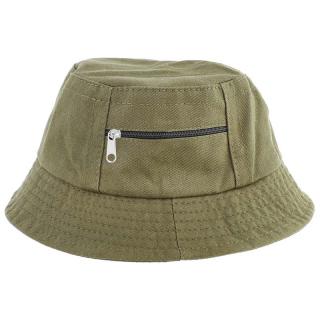 Pánsky klobúk na leto khaki (Bucket klobúk letný)