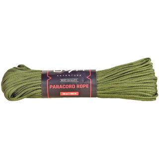 Paracord šnúra 30m zelená 4mm (Survival doplnky)