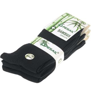 Pesail Pánske bamboo ponožky 0710E7 čierne 3 páry