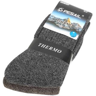 Pesail pánske Thermo 0721E5 Sivé 2 páry