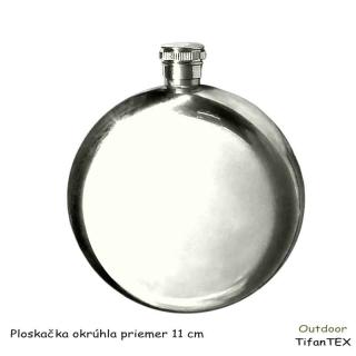 Ploskačka 230ml matná okrúhla