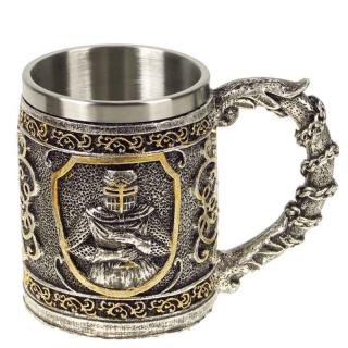 Pohár templárskych rytierov (dekorácia na poličku)