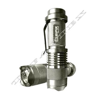 Ručná baterka SIPIK SK 68 mini zoom Silver