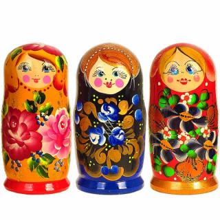 Ruská matrioška 5ks 11cm Original M1 (Ruské suveníry Matriošky Predaj)