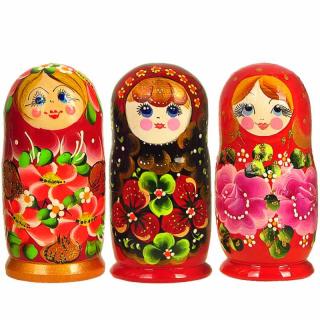 Ruská matrioška 5ks 11cm Original M2 (Ruské suveníry Matriošky Predaj)