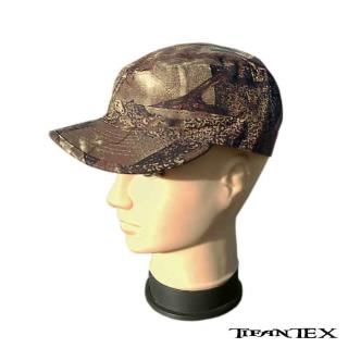 Šiltovka MFH Hunter braun Rip Stop (maskáčová čiapka so šiltom - camouflage real tree)