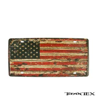 Tabula RETRO USA vlajka (dekoračná tabuľka - americká zástava)