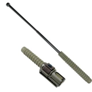 Teleskopický obušok ESP 21  kalený 53cm khaki s puzdrom (Teleskop pevný obušok)