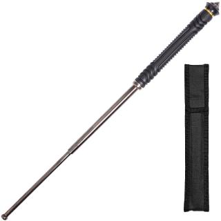Teleskopický obušok s hrotom TFT 26“ titán (Skladací obušok v titánovej farbe)
