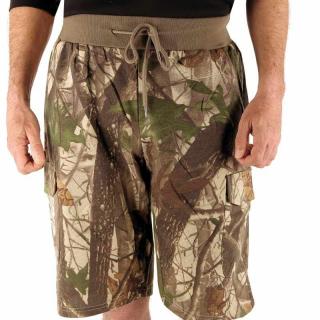 Teplákové kraťasy Loshan 3D realtree Birch 1 (pánske úpletové kraťasy)