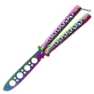 TifanTEX Balisong BTF-rainbow 10cm