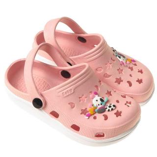 TifanTEX detské kroksy panda 1108G3 ružové