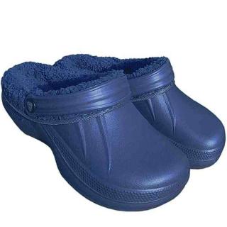 TifanTEX Kroksy dámske 1141E5 zateplené modré