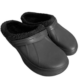 TifanTEX Kroksy pánske nadmerné 1166E5 zateplené čierne