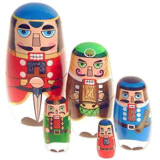 TifanTEX Luskáčik 5v1 Matrioška 5534F5 15cm