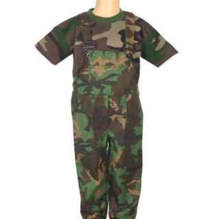 TifanTEX nohavice na traky TR-2362 maskáč