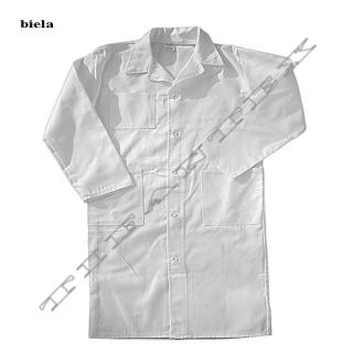 TifanTEX Pánska pracovná bunda tenká White Doctor Long