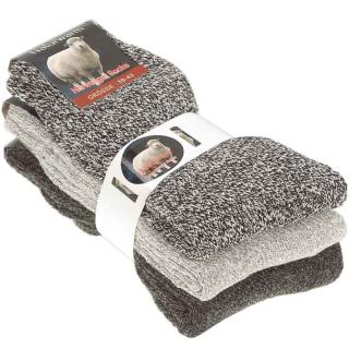 TifanTEX pánske ponožky cotton 0736E5 šedé 3 páry