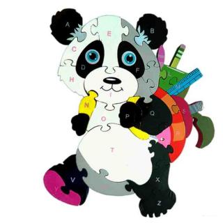 TifanTEX Wood puzzle Panda 26 Dielov