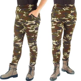 Zateplené legíny maskáčové tactical Bambus M02 (Cena 7,9€ na veľkosť 2XL - maskáčové elegantné legíny)