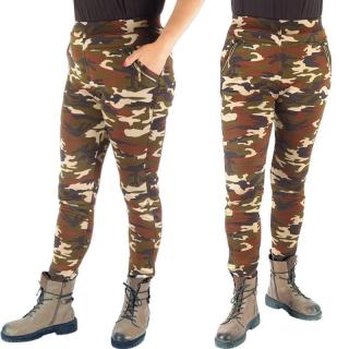 Zľava -34% na veľkosť 2XL - Zateplené legíny maskáčové tactical Bambus M02 (Akcia -34% na veľkosť 2XL - maskáčové elegantné legíny)