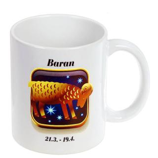 Znamenie Baran šálka (Skvelý tip na darček)