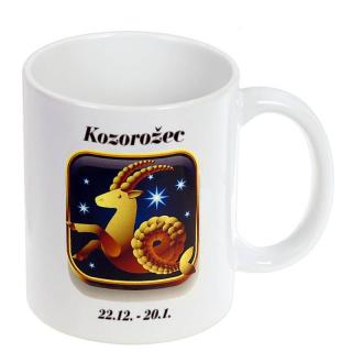 Znamenie Kozorožec šálka (Hrnček s horoskopom Kozorožec)