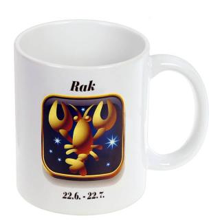 Znamenie Rak šálka (Šálka na kávu, čaj so znamením Rak)