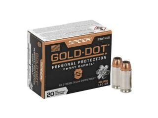 .40S&W Speer Gold Dot Short Barrel 180gr/11,66g JHP (23974GD)