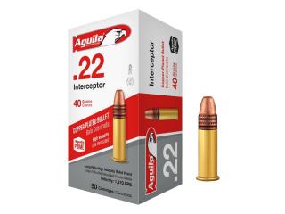 Aguila .22LR Interceptor 40gr/2,59g CP Solid Point, 50 ks (1B220320)