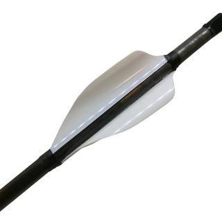 Letky Xs Wings Fluorescent Vanes 50 mm LH, 50 ks, biele