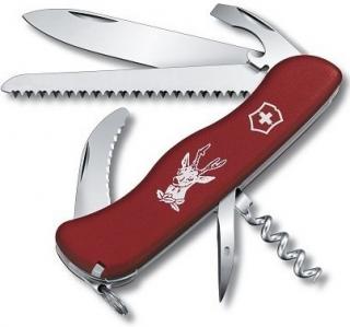 Nôž vreckový Hunter s poistkou červený, Victorinox