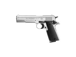 Pištoľ exp. Colt Government 1911 A1 chrome, kal. 9mm P.A.K.