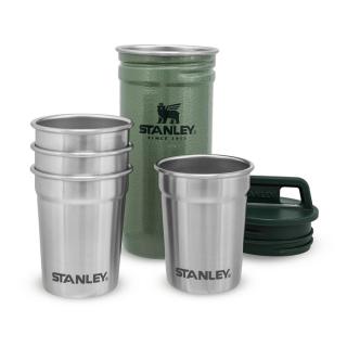 Poháriky s puzdrom Stanley Adventure Nesting Shot Glass Set, Hammertone Green