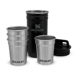 Poháriky s puzdrom Stanley Adventure Nesting Shot Glass Set, Matte Black