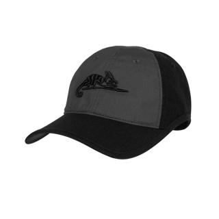 Šiltovka Helikon-Tex Logo Cap, čierna / Shadow Grey