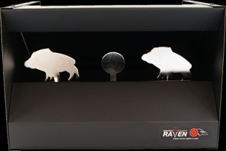 Strelnica Raven magnetická - dve prasiatka