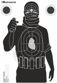 Terč silueta Beast Hunter Terror 10ks