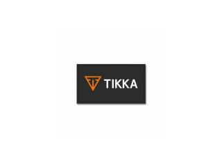 TIKKA 3D gumená nášivka s veľkým logom