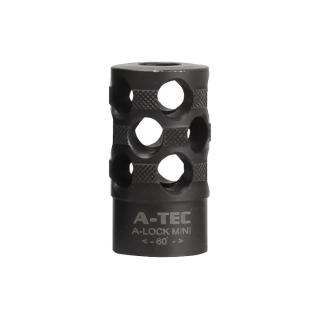 Úsťová brzda A-TEC A-Lock Mini Muzzle Brake, kaliber do .375 (9,5mm)