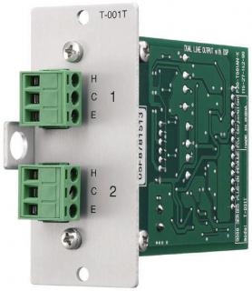 Modul výstupov TOA T-001T (2-kanálový výstupný modul do M-9000M2 )