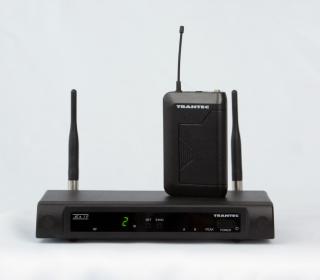 Súprava bezdrôtového mikrofónu Trantec S4.10-B-EB EC8 (Súprava vreckového vysielača a prijímača)