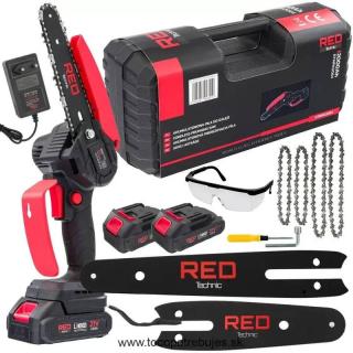 Akumulátorová reťazová píla 21V 2000mAh Li-Ion - RED TECHNIC RTMPA0064