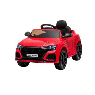 Beneo Elektrické autíčko Audi RSQ8, 12V, 2,4 GHz dialkové ovládanie, červená (USB / SD Vstup, LED svetlá, 12V batéria, mäkké EVA kolesá, 2 X 35W MOTOR, ORIGINÁL licencia)