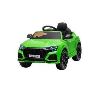 Beneo Elektrické autíčko Audi RSQ8, 12V, 2,4 GHz dialkové ovládanie, zelená (USB / SD Vstup, LED svetlá, 12V batéria, mäkké EVA kolesá, 2 X 35W MOTOR, ORIGINÁL licencia)