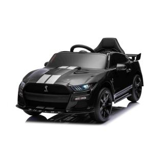Beneo Elektrické autíčko Ford Shelby Mustang GT 500 Cobra, čierna (2,4 GHz diaľkové ovládanie, USB Vstup, LED Svetlá, 2 x 30W motor, ORIGINÁL licencia)