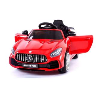 Beneo Elektrické autíčko Mercedes-Benz GTR, 12V, 2,4 GHz dialkové ovládanie, odpruženie, otváravé dvere, červené